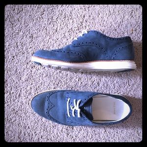 Cole haan blue oxfords